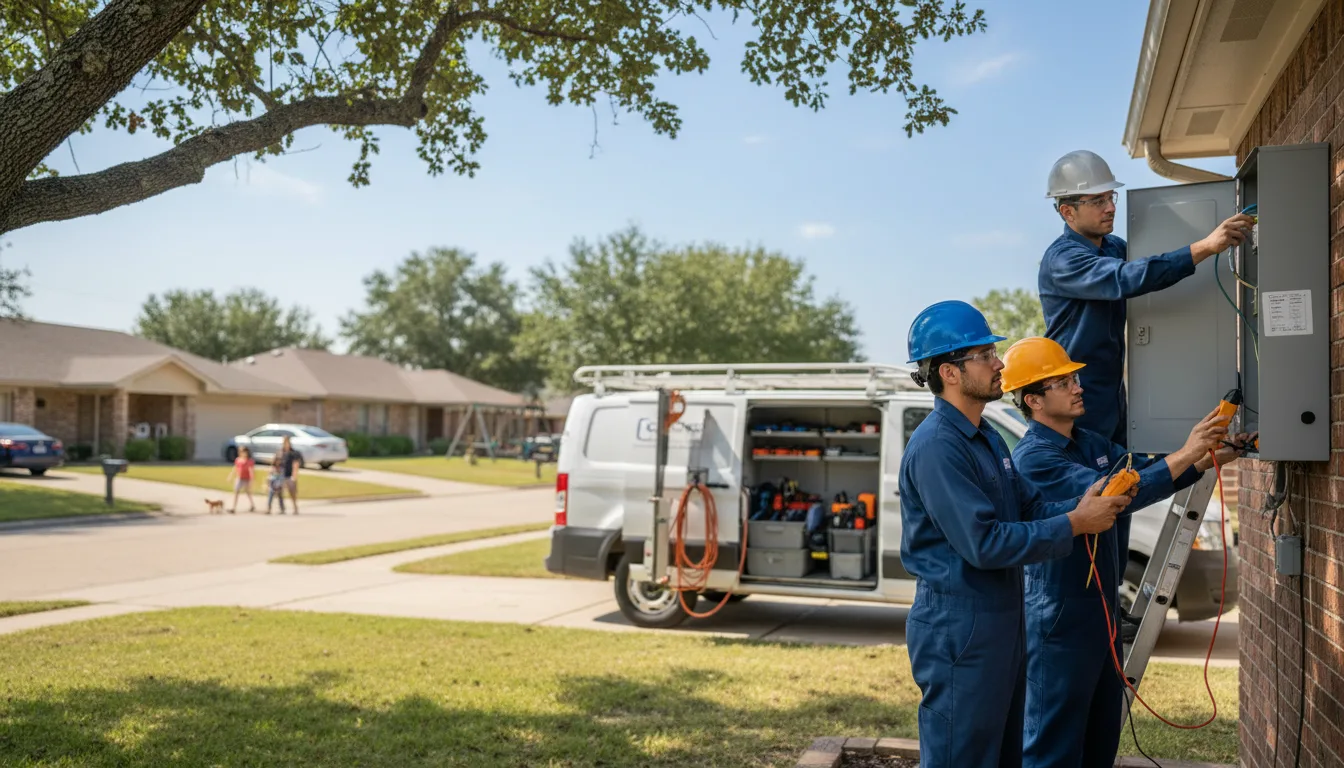 Certified electrician providing emergency electrical services in Stover, MO